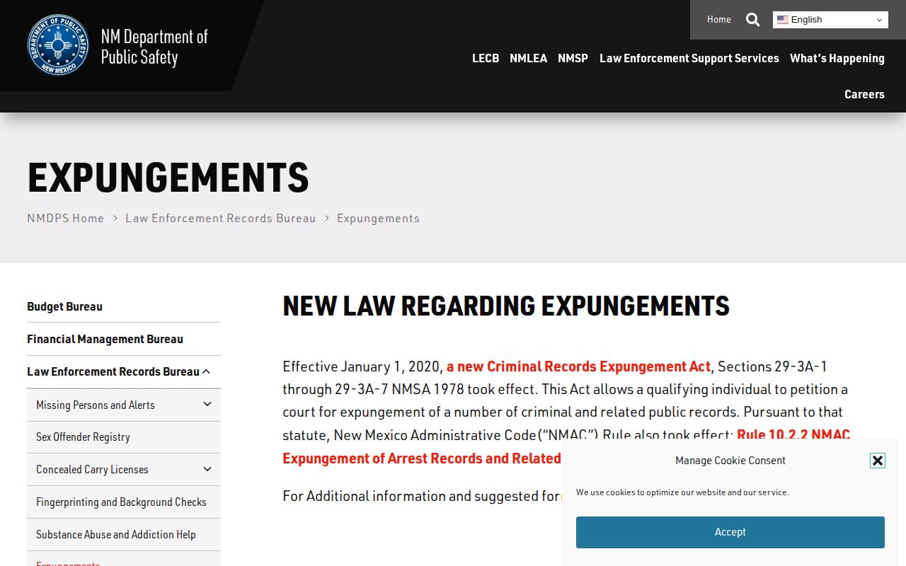 Harding County released inmate mugshot and arrest-record expungement information